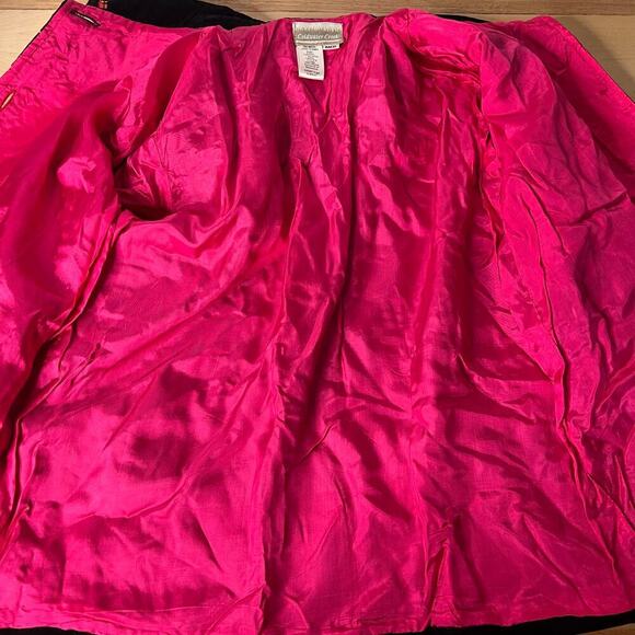 Coldwater Creek Art-to-Wear Embroidered Velvet Patchwork Appliqued Jacket Sz. M - Picture 8 of 11